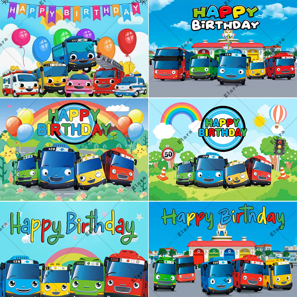 Happy Kids Education - Cartoon Anime The Little Bus Kids