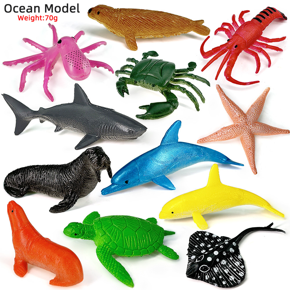 Kids Education Kit - 12pcs Ocean Sea Life Set Animals