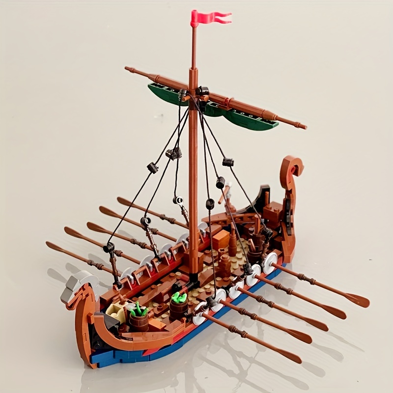 Kids Education Allowance - MOC Medieval Vikinged Ship 463 PCS