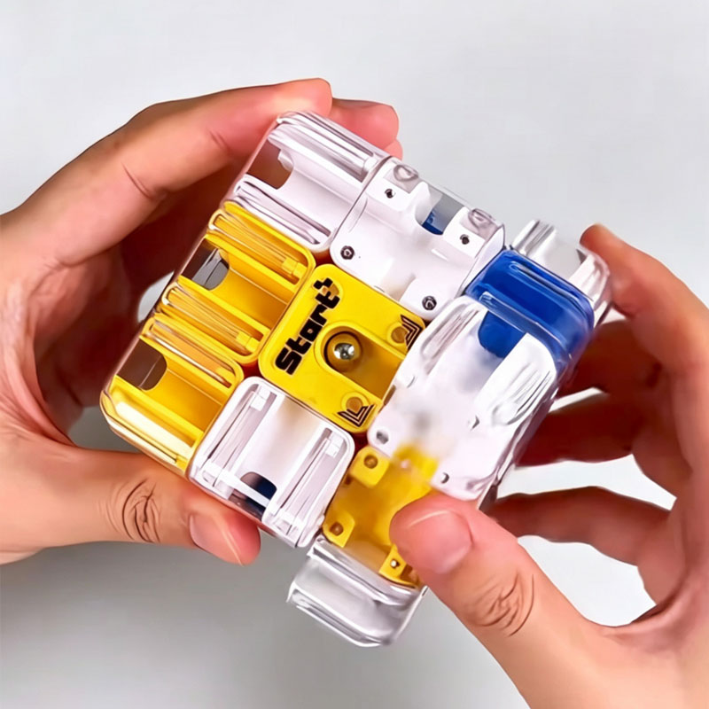 Novelty 3D Rolling Ball Maze C - Brain Teaser Cube recension och pris