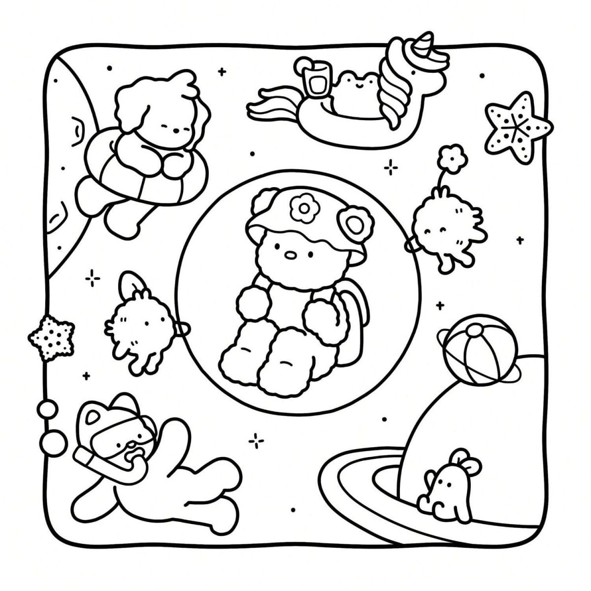 Dreamy Friends :Coloring Book  - Kids Education Kit recension och pris