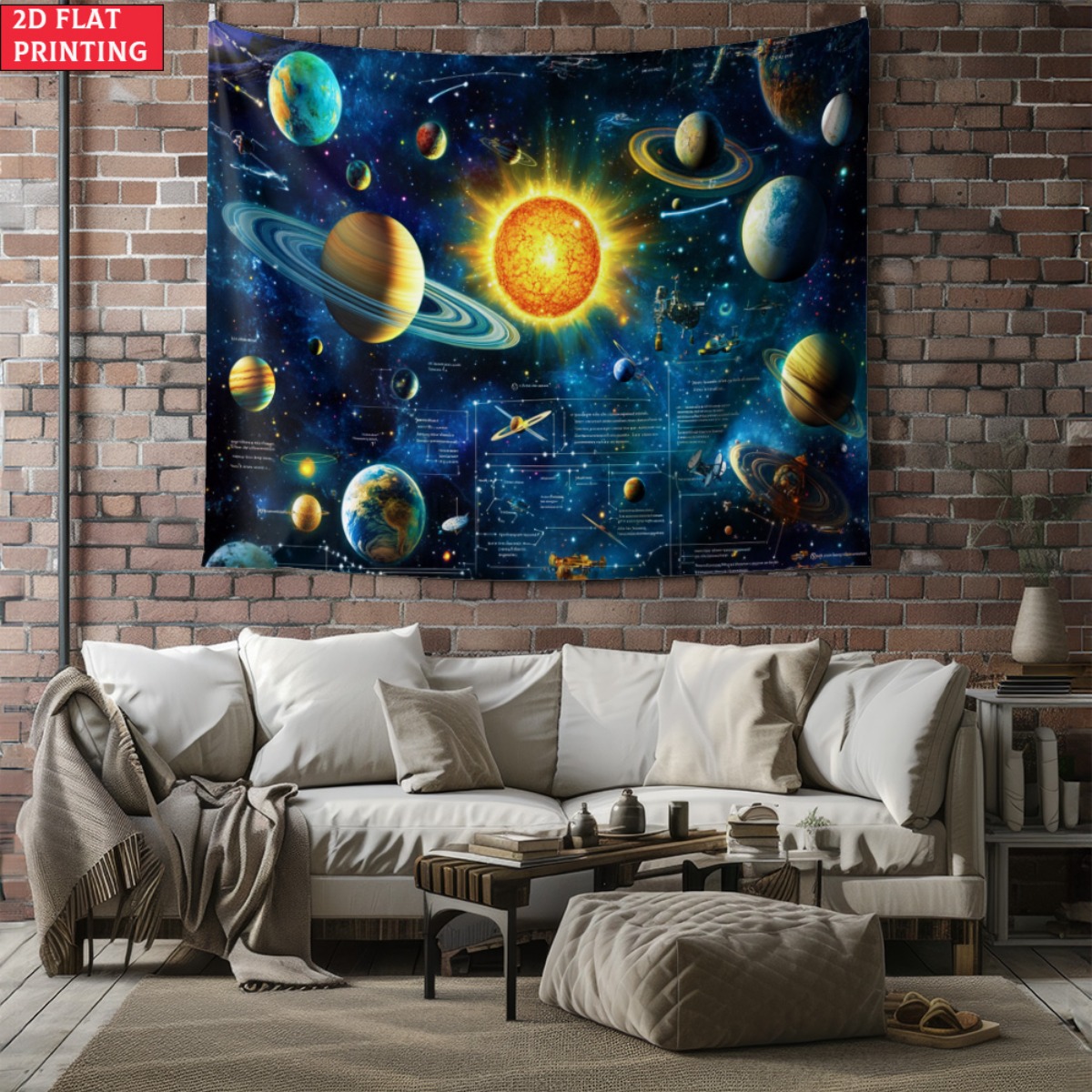 unframed Solar system planet t - Kids Education System recension och pris