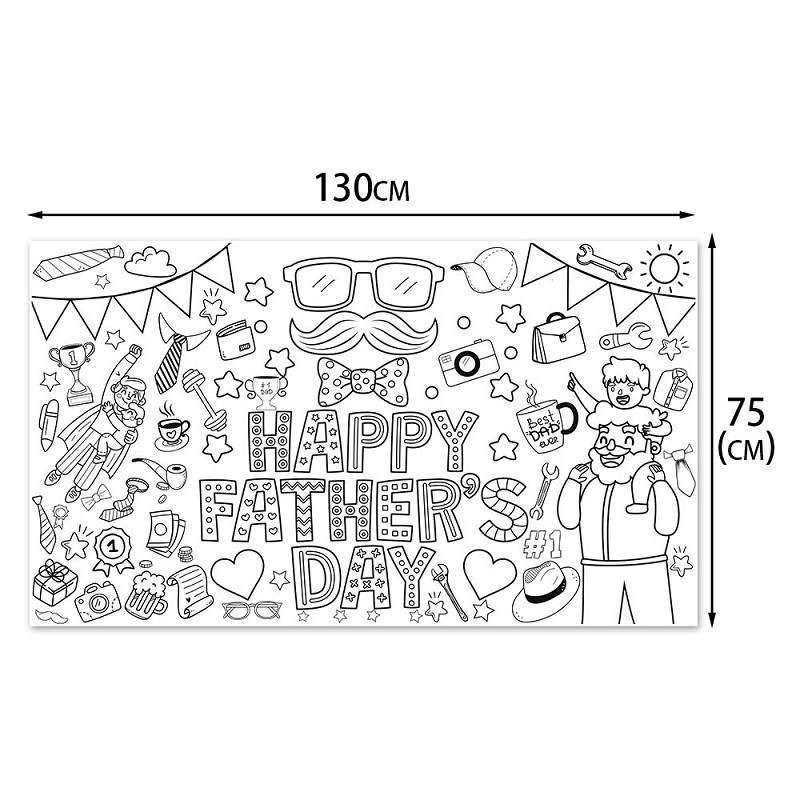 Happy Father's Day DIY Doodle  - Happy Kids Education recension och pris