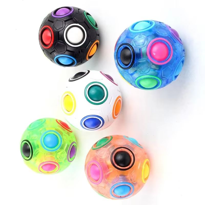 =Magic Rainbow Puzzle Ball Spe - Brain Teaser Cube recension och pris