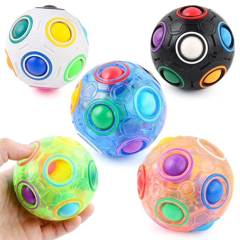 =Magic Rainbow Puzzle Ball Spe - Brain Teaser Cube recension och pris