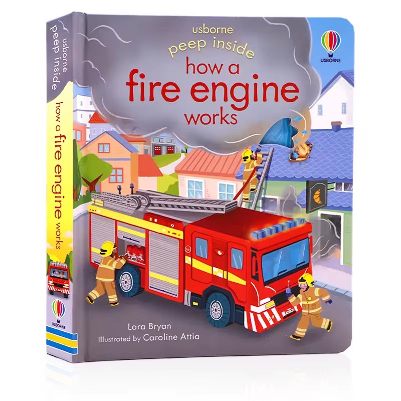 Usborne Peep Inside How A Fire - Kid Education recension och pris