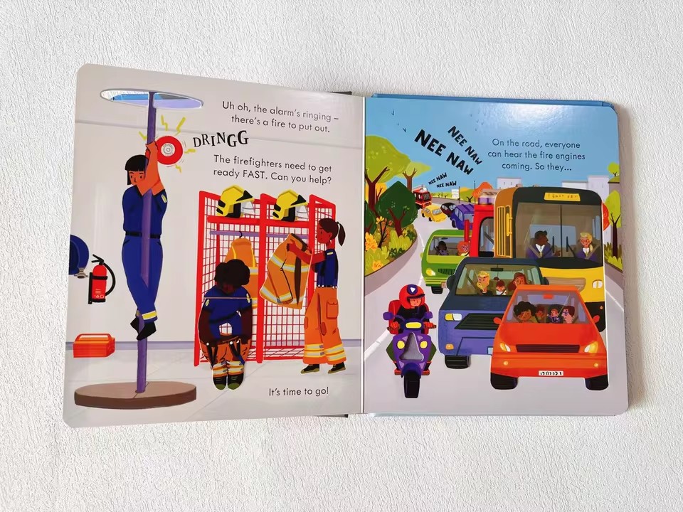 Usborne Peep Inside How A Fire - Kid Education recension och pris