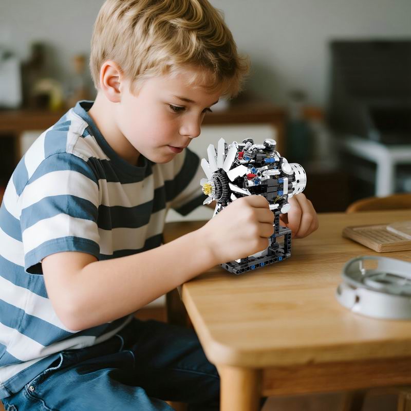 G8910 Aviation V8 Engine 558pc - Kids Education Kit recension och pris