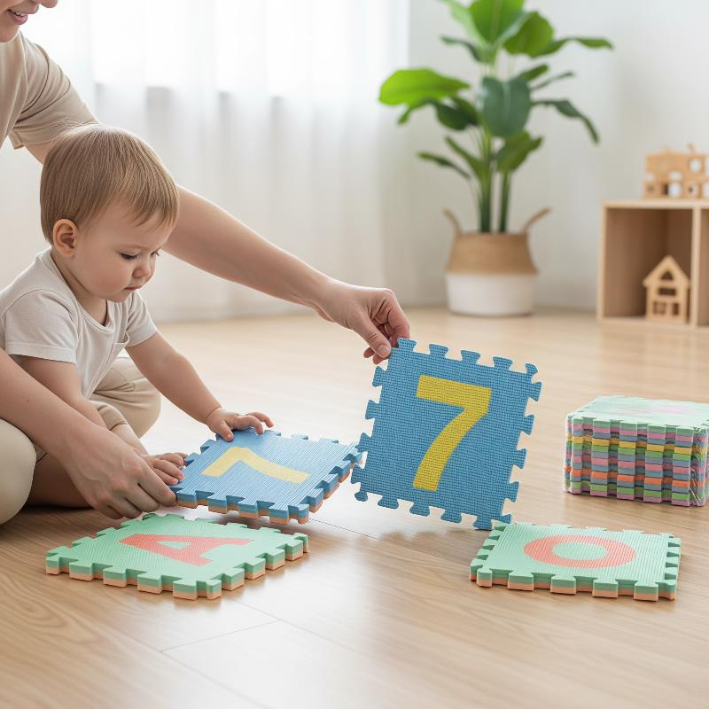 Non-Toxic PE Foam Puzzle Play  - Number Puzzle Foam recension och pris