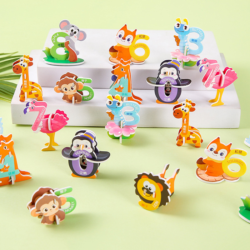 20pcs Cartoon Animals Foam Puz - Number Puzzle Foam recension och pris
