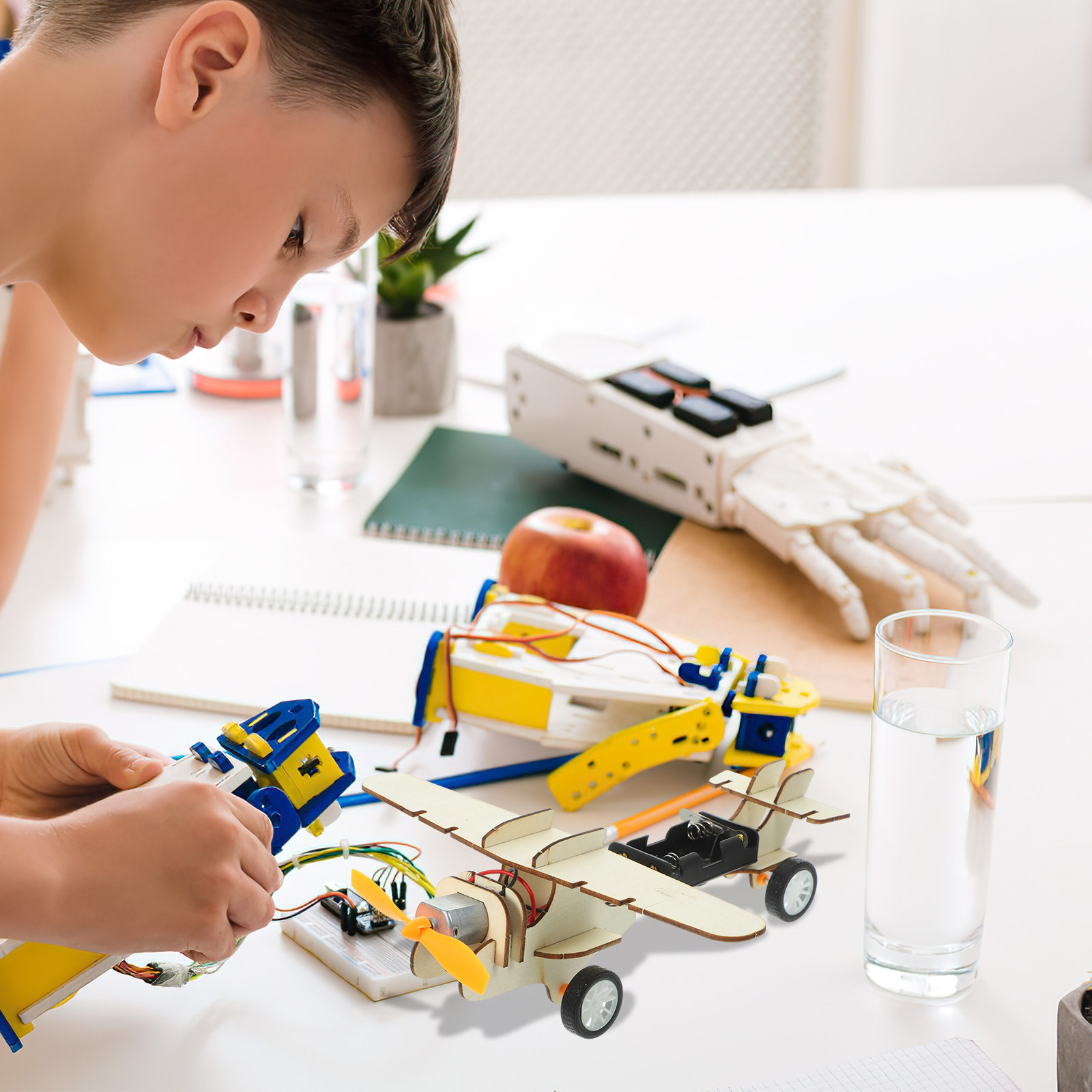1Set Wooden Glider Plane DIY S - Kids Education Kit recension och pris