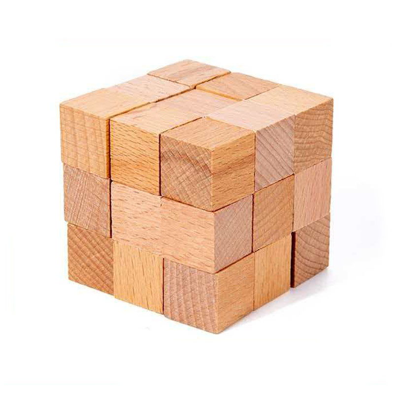 Square Snake Cube Wooden Brain - Brain Teaser Cube recension och pris