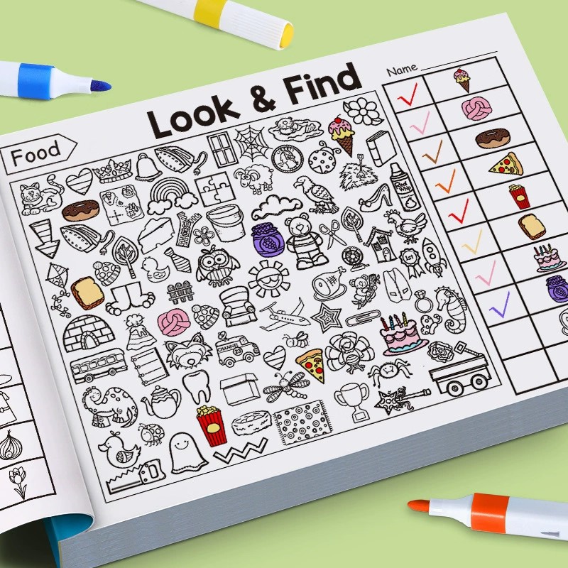 Look And Find Coloring Book fo - Kid Education recension och pris
