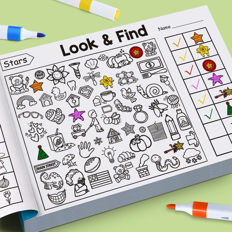 Look And Find Coloring Book fo - Kid Education recension och pris