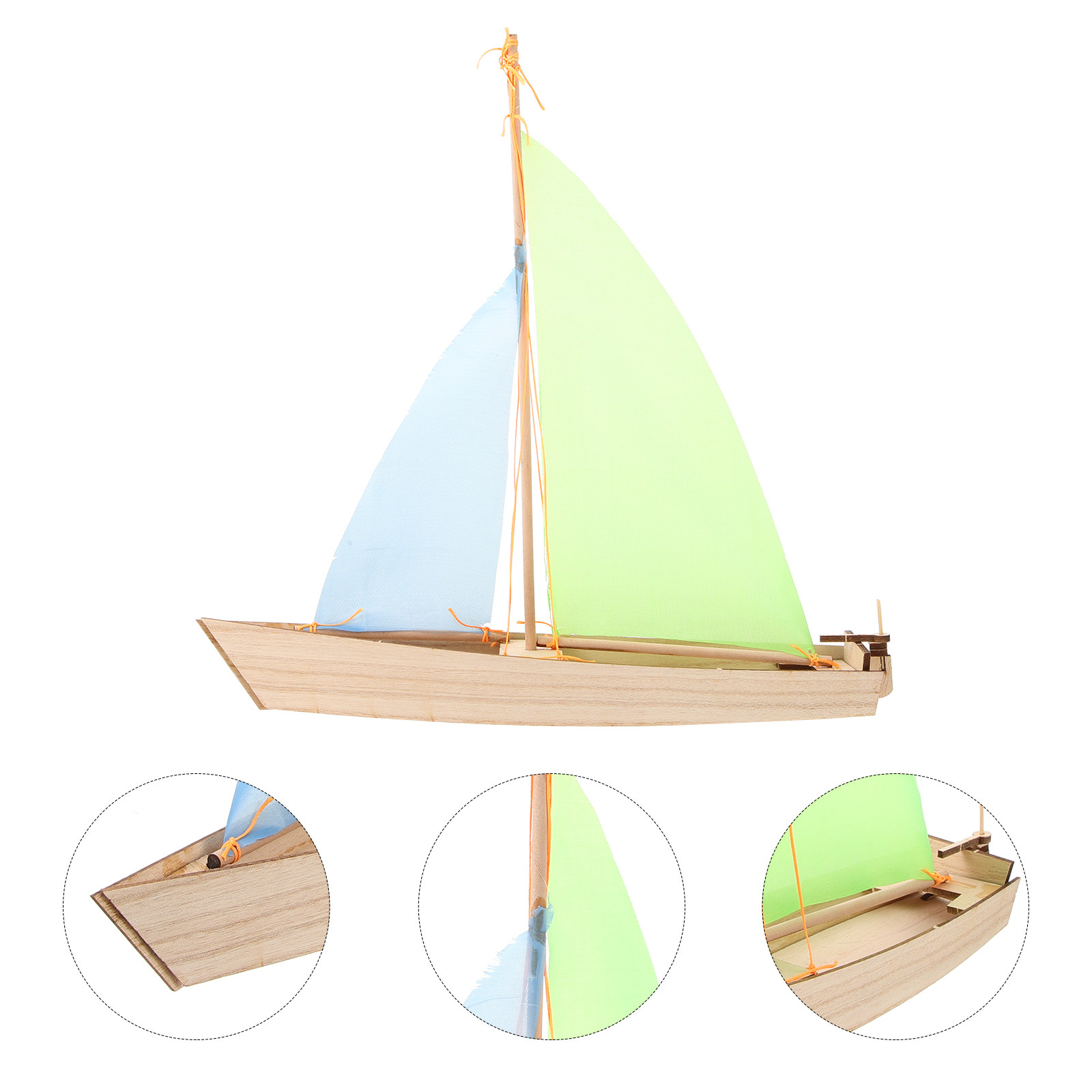 Wood Sailboat Assembly Kit DIY - Kids Education Kit recension och pris