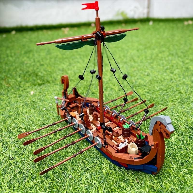 MOC Medieval Vikinged Ship 463 - Kids Education Allowance recension och pris