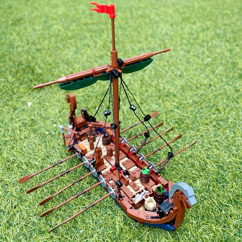 MOC Medieval Vikinged Ship 463 - Kids Education Allowance recension och pris