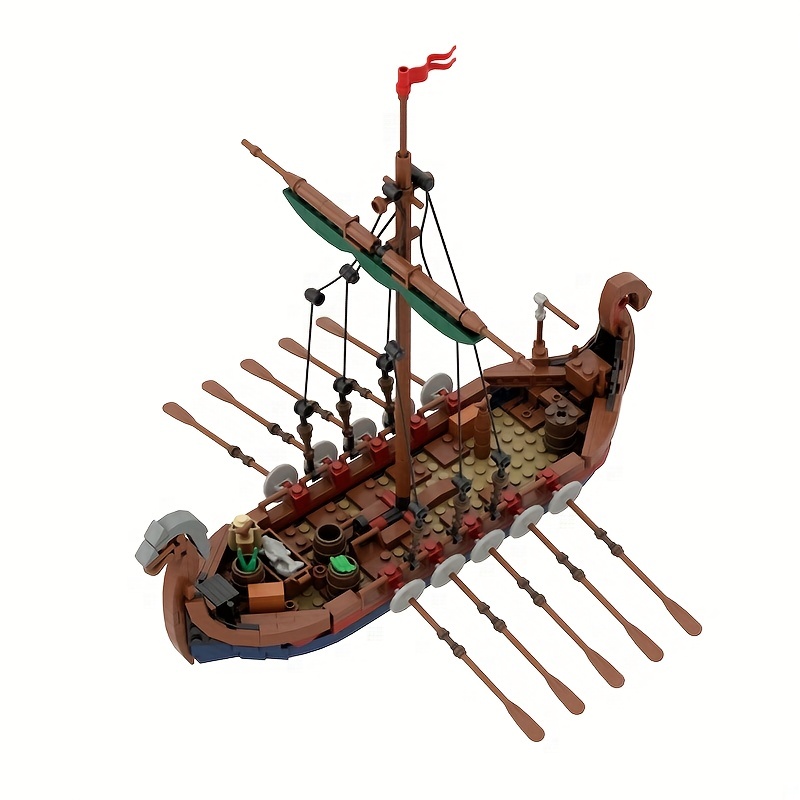 MOC Medieval Vikinged Ship 463 - Kids Education Allowance recension och pris