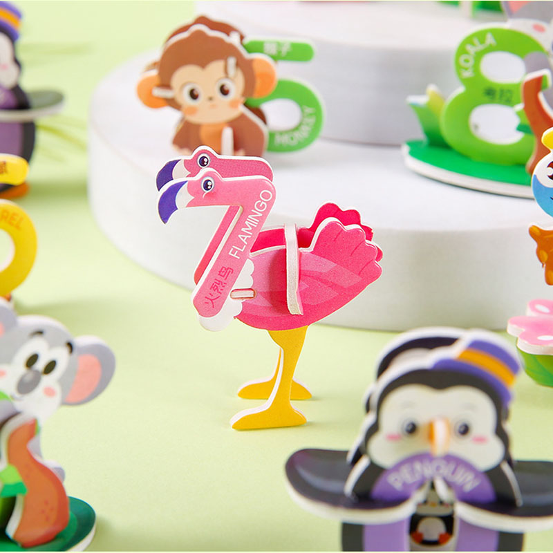 3D Cartoon Animal Number Foam  - Number Puzzle Foam recension och pris