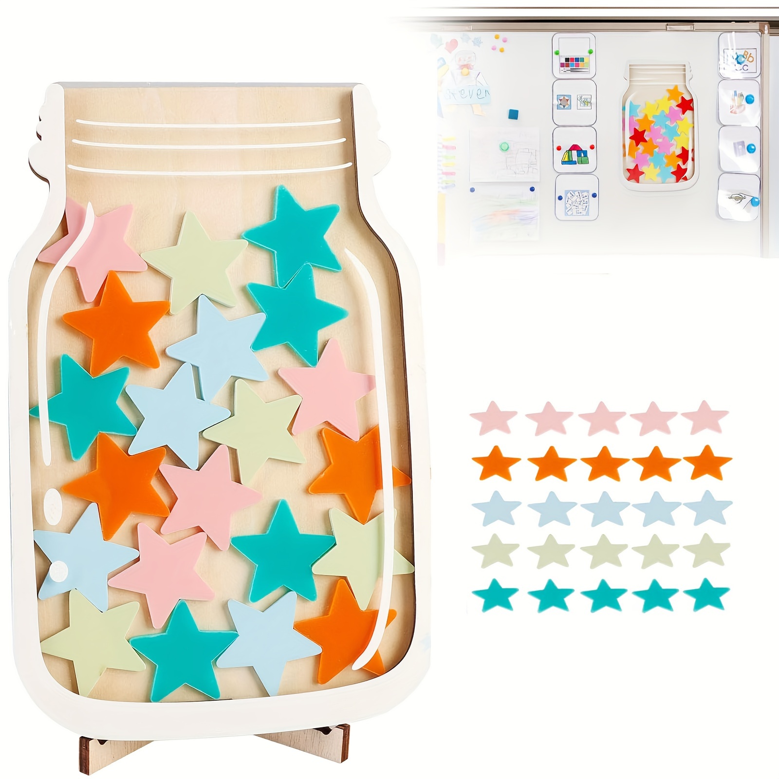 Magnetic Star Reward Jar, Clas - Kids Education System recension och pris