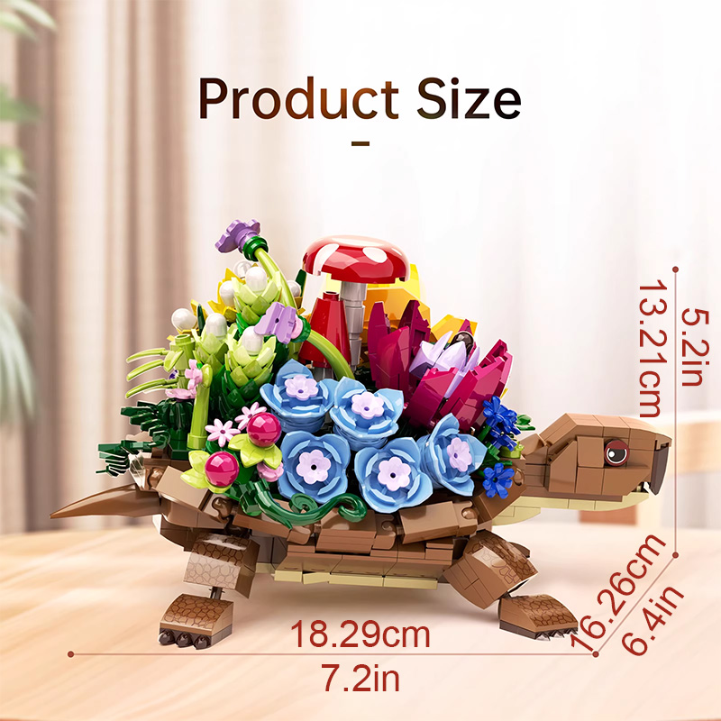 509pcs Creative Turtle Planter - Kids Education Allowance recension och pris