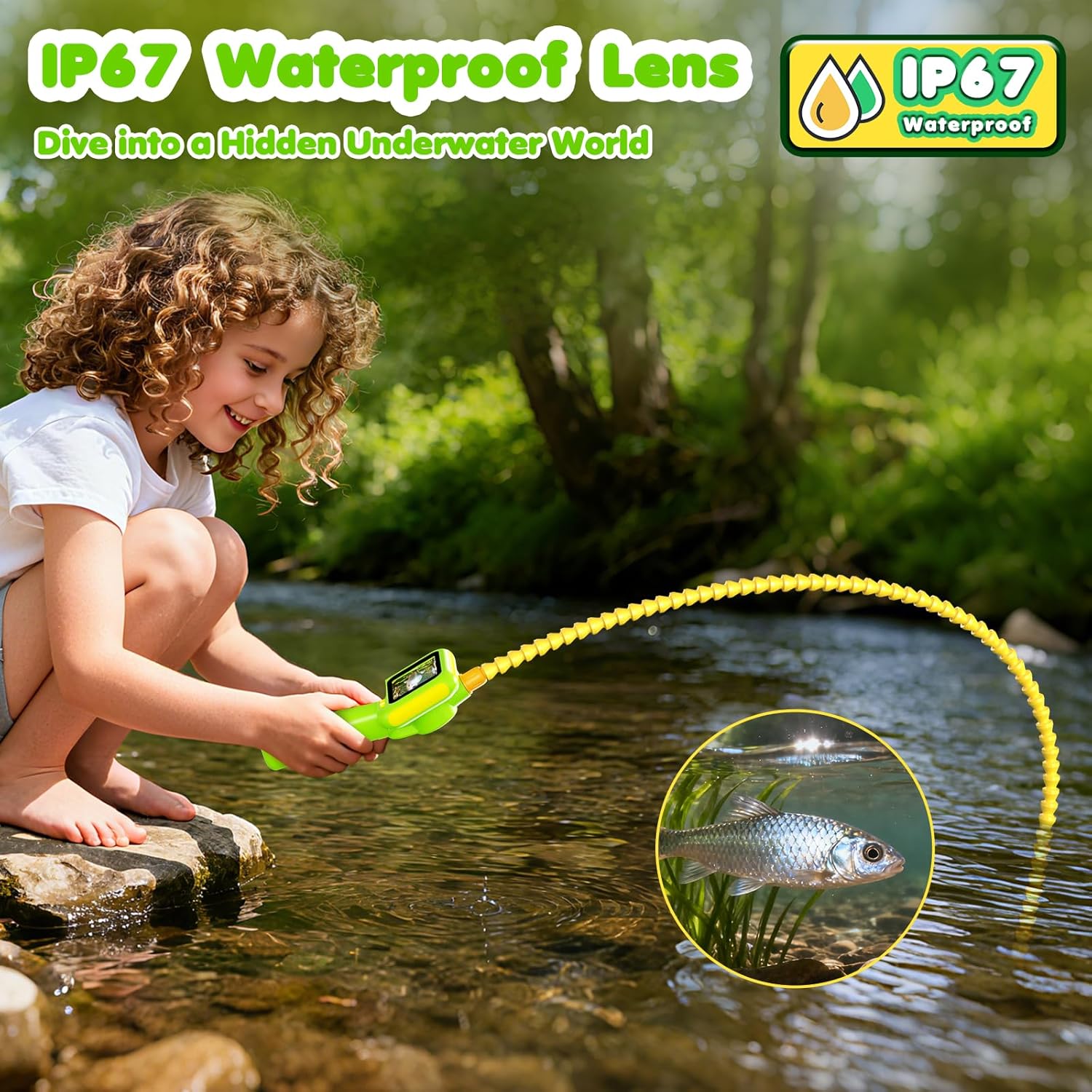 Endoscope for Kids, Borescope  - Kids Education Kit recension och pris