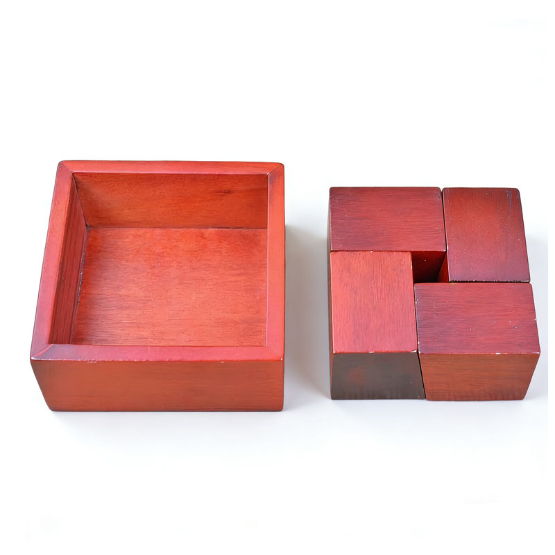Impossible Wooden Brain Teaser - Brain Teaser Cube recension och pris