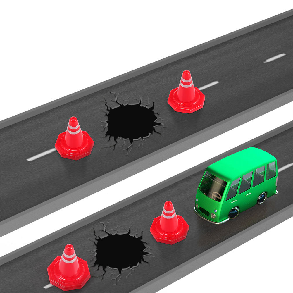 24Pcs Mini Traffic Cones Red P - Kid Education recension och pris