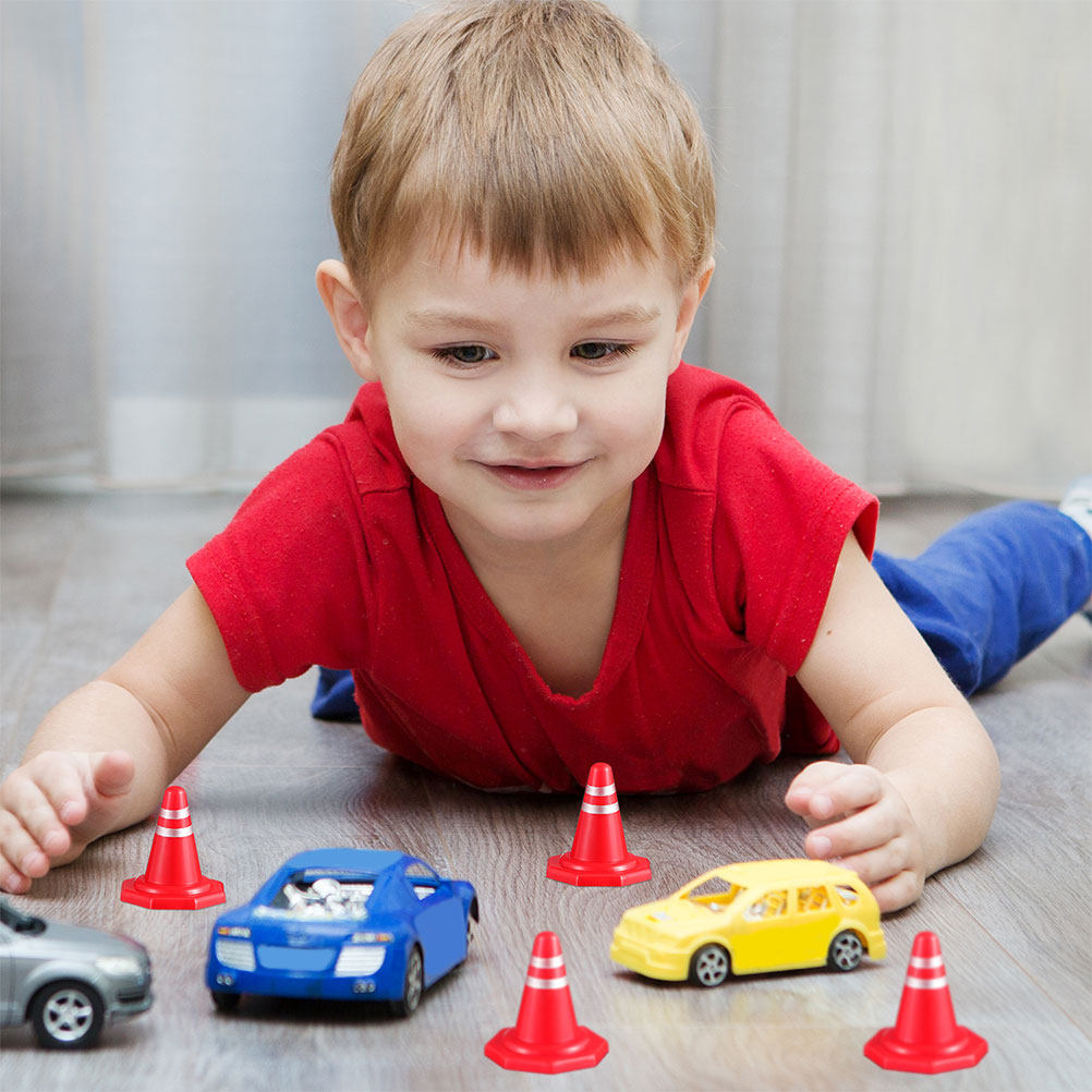 24Pcs Mini Traffic Cones Red P - Kid Education recension och pris