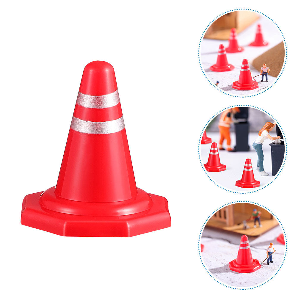 24Pcs Mini Traffic Cones Red P - Kid Education recension och pris