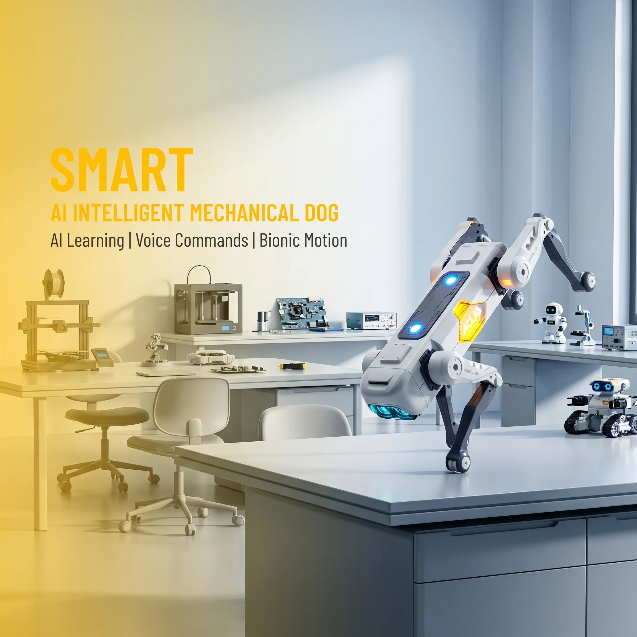 AI Smart Robot Dog, Voice & AP - Kid Education recension och pris
