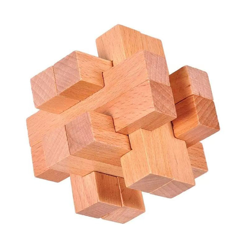 Wooden Brain Teaser for Adults - Brain Teaser Cube recension och pris