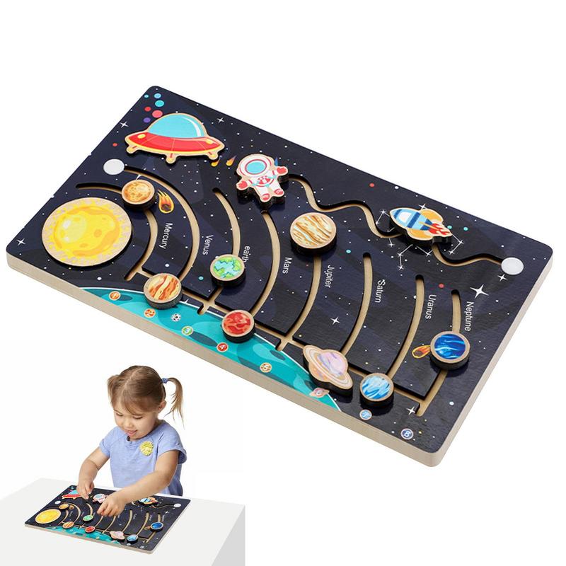 Solar System Model Board Woode - Kids Education System recension och pris