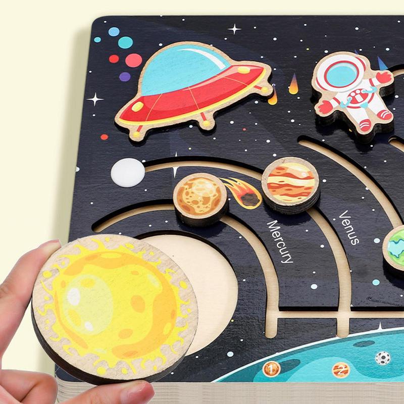 Solar System Model Board Woode - Kids Education System recension och pris