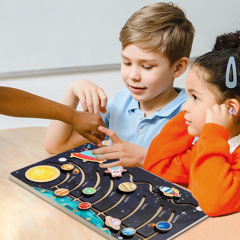 Solar System Model Board Woode - Kids Education System recension och pris