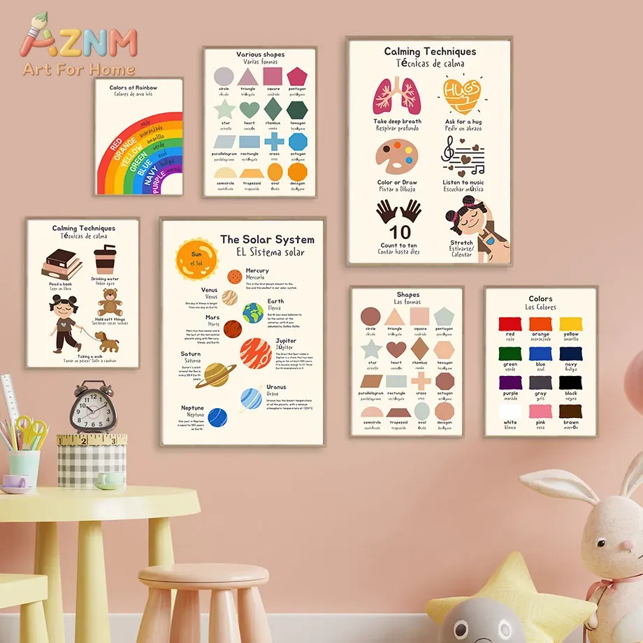 AZNM Bilingual Spanish English - Kids Education System recension och pris