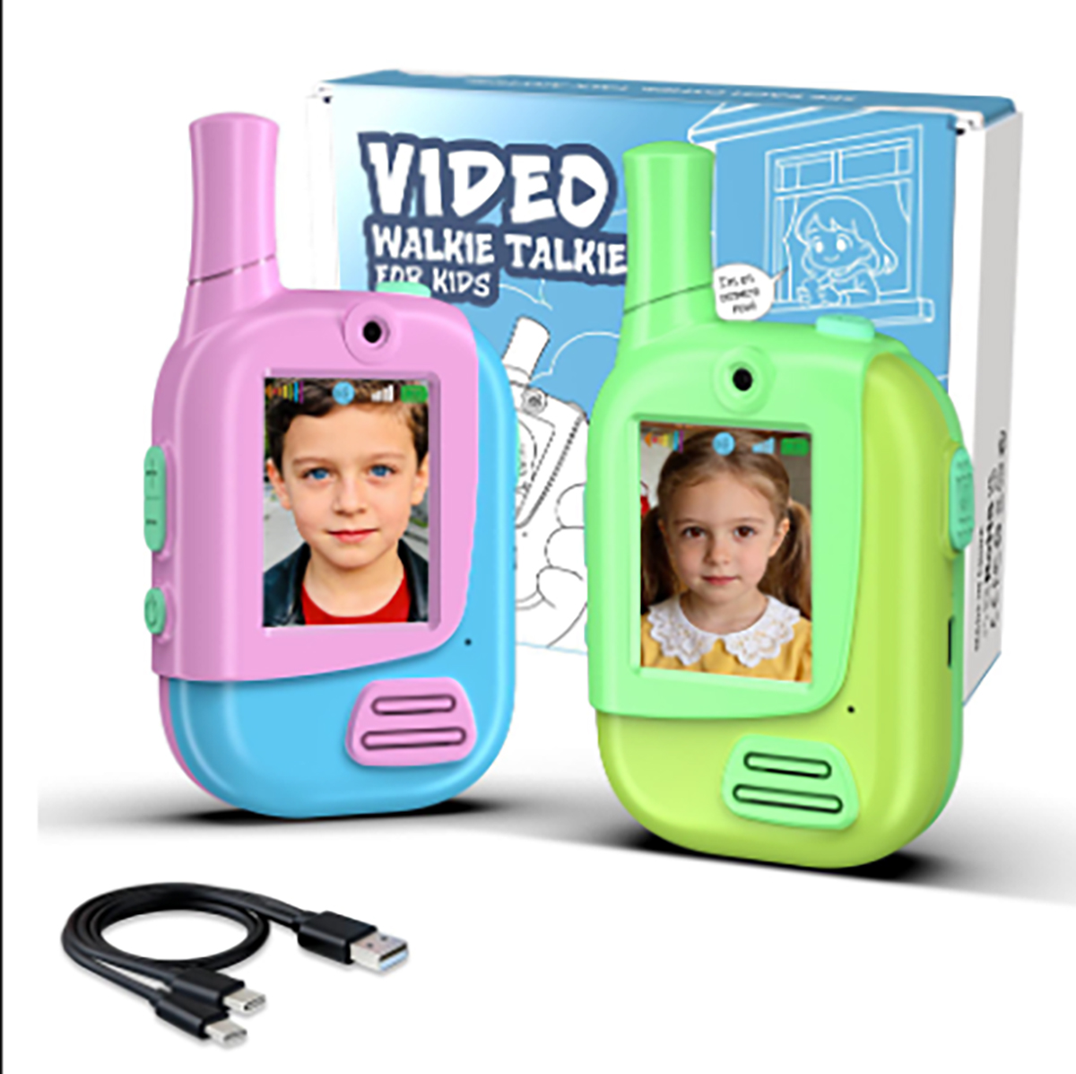 2 Pack Rechargeable Kids Video - Kids Educational Game 2 recension och pris
