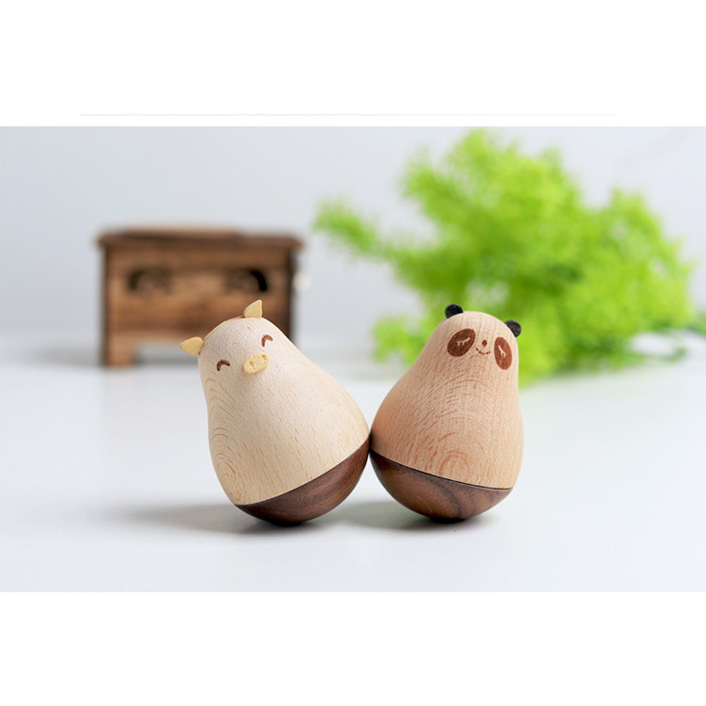 Wooden Animal Tumbler Cartoon  - Happy Kids Education recension och pris