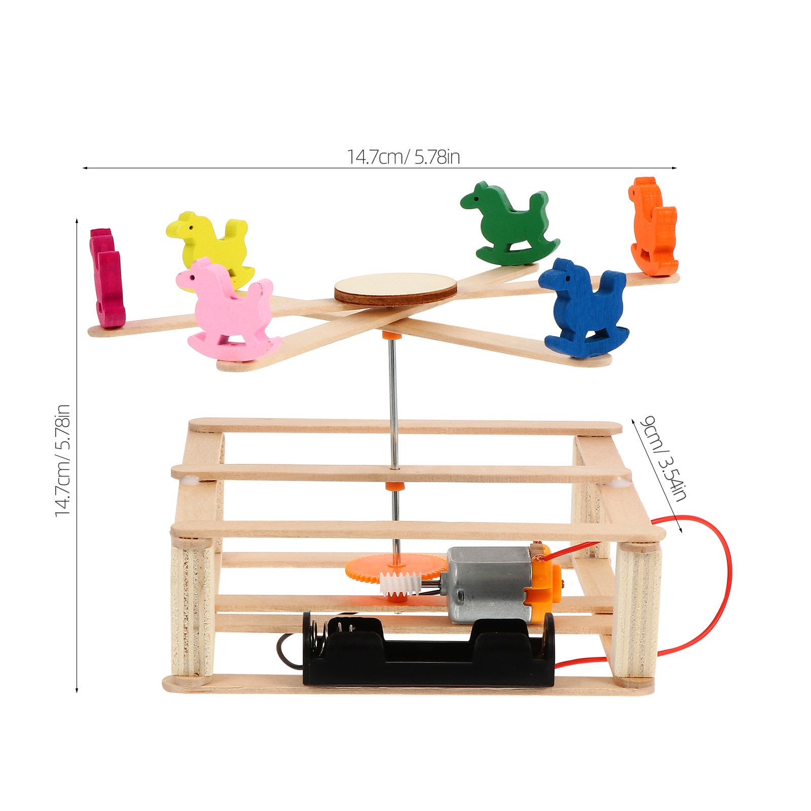 1Set Merry-Go-Round Assemble K - Kids Education Kit recension och pris