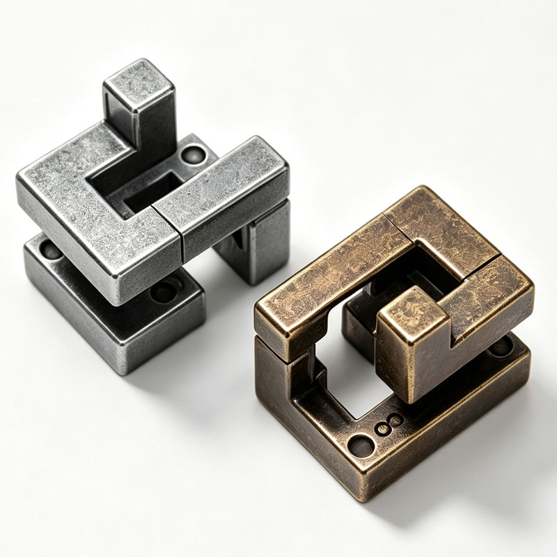 Magic IQ Cast Coil Difficult M - Brain Teaser Cube recension och pris