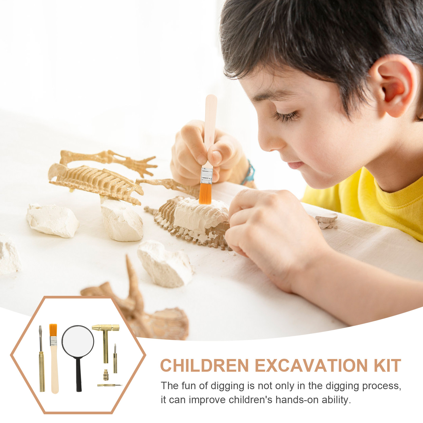 1Set Kid Excavation Tool Set S - Kids Education Kit recension och pris