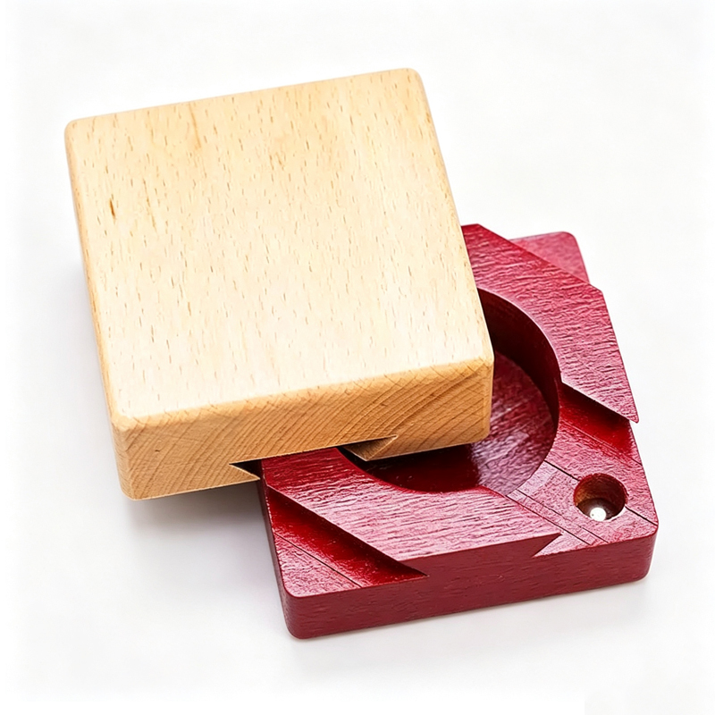 Wooden Puzzle Box with Secret  - Brain Teaser Cube recension och pris